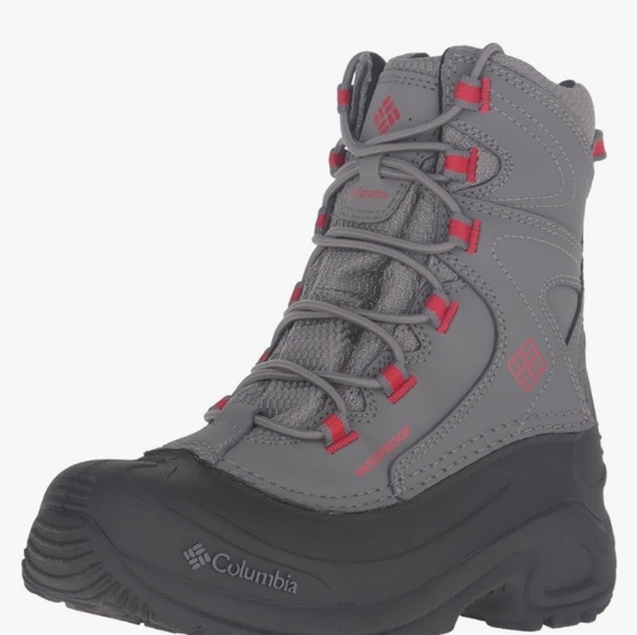 #541Columbia Youth Bugaboot Boys-K Snow Boots-Quarry Rocket. Size: 2 - Picture 2 of 9